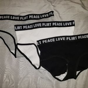 3 Pack Ribbed Panties